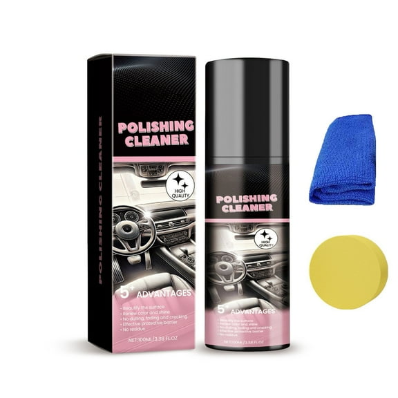 karymi Automotive Interior Polishing Agent Decontamination Maintenance Polishing Maintenance Glazing Antis-fouling Automotive Polishing Agent100ml Room Decor Holiday Gifts