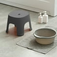 thumbnail image 1 of karymi Bathroom Small Stool Plastic Stool Children's Stool Home Stepping Non Slip Thickened Plastic Stool Baby Low Stool Bathing Stool Bedroom Decor Holiday Gifts, 1 of 8