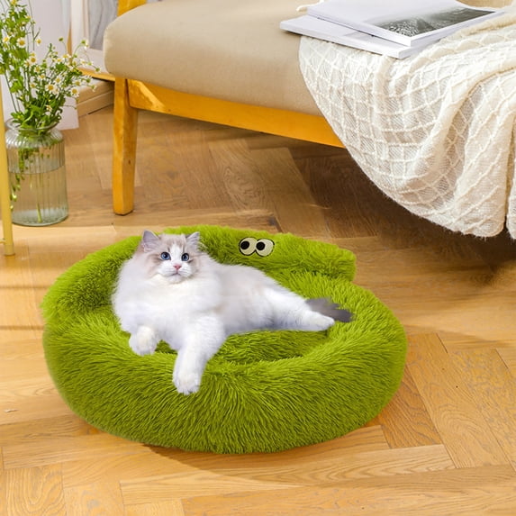 karymi Cats Bed Cute Cats Bed Soft Plaid Sleeping Bed Portable Cats Sleeping Supplies Washable Pet Warm Bed Suitable for Small and Medium Sized Pet Bedroom Decor up to 60% off up to 60% off