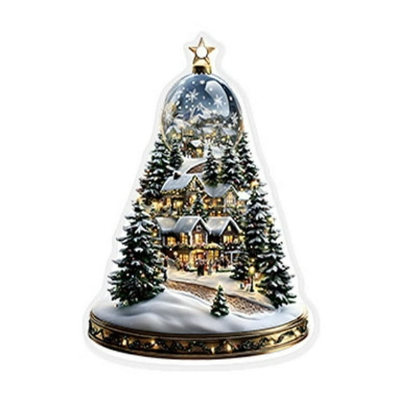 karymi Christmas Tree Car Rearview Mirror Hanging Pendant Festive Auto Interior Decoration Holiday Vehicle Ornament Gift for Friend Family Holiday Gifts Tailgating Tailgating Best Sellers