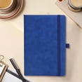 thumbnail image 1 of karymi Classic Hardcover A5 Notebook with Elastic Closure 200 Lined Pages Thick Premium Paper Ribbon Bookmark Inner Pocket Journal 8.46x5.7x0.39 in Mens Gifts Holiday Gifts, 1 of 6