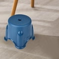 thumbnail image 1 of karymi Compact Stackable Plastic Mini Stool with Anti Slip Base, Sturdy Lightweight Seat for Bathroom Camping Kitchen Living Room, 21x21x15 cm/8.3x8.3x5.9 in Mens Gifts, 1 of 6
