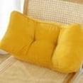 thumbnail image 1 of karymi Corduroy Cushion Cushion Nap Cushion Sofa Bed Cushion Small Office Cushion Soft Seat Lumbar Cushion Portable Resting Cushion 38x20x14cm Gifts for Men Home Decor, 1 of 6