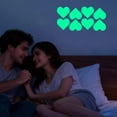 thumbnail image 1 of karymi Creatives Valentines's Day Light-in-the-dark Wall Stickers Heart-shaped Fluorescent Wall Decals Decorative Stickers for Bedroom and Living Room Background Walls Christmas Party Decorations, 1 of 6