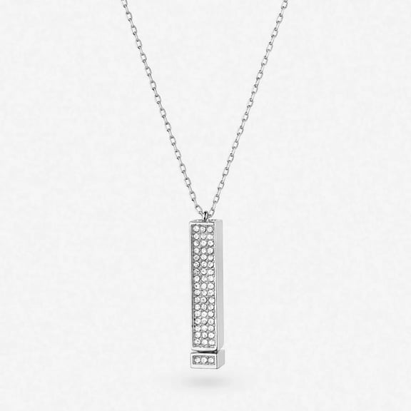 karymi Dainty Zirconia Necklace for Women I Love You Message Pendant Star Jewelry 50+5 cm Copper Chain Birthday Gift Romantic Hidden Scroll Design Garden Decor Family Gifts Patio Decor