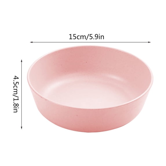 karymi Durable and Lightweight 6-Inch Bowl Dishwasher Safe, 15cm Plastic Fiber Bowl Serving Bowl, Pastel Colors for Salads, Grains and Everyday Meals Womens Gifts Gifts for Women