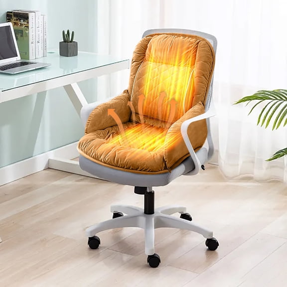 karymi Electric Heating Seat Cushion with Waist Protection Pad, Warm and Cozy Office Chair Pad for Home, Car, and Desk Use Bedroom Decor Bedroom Decor up to 70% off