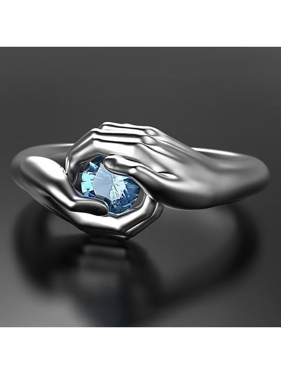 Elegant Rings for Women Alloy Ring Anti Tarnish Hugging Cubic Zirconia Finger Ring Wedding Women Engagement Rings Valentine's Day Gift House Decor Holiday Gifts