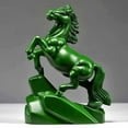 thumbnail image 1 of karymi Handcrafted Solid Wood Horse Statue Ornament Success Symbol Figurine for Living Room Shelf Desk Mantel Home Office Decor Artisanal Gift 8cm/3.1in up to 70% off Party Favors, 1 of 7