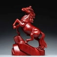 thumbnail image 1 of karymi Handcrafted Solid Wood Horse Statue Ornament Success Symbol Figurine for Living Room Shelf Desk Mantel Home Office Decor Artisanal Gift 8cm/3.1in Gifts for Women up to 60% off, 1 of 7