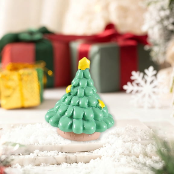 karymi Mini Christmas Figurines - Christmas Tree Bells Christmas Stockings Gifts Etc. - Resin Decorations for Christmas Tree Garden Snowballs and Party Christmas Decorations Super Savings Week