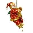 thumbnail image 1 of karymi Musical Climbing Santa Claus Ornament with Rope Ladder Moving Decoration Sings Jingle Bells for Christmas Tree and Home Decor Christmas Gifts up to 90% off, 1 of 7