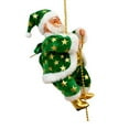 thumbnail image 1 of karymi Musical Climbing Santa Claus Ornament with Rope Ladder Moving Decoration Sings Jingle Bells for Christmas Tree and Home Decor Christmas Outdoor Decorations, 1 of 7