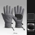 thumbnail image 1 of karymi Outdoor Driving Fleece Cycling Gloves Windproof Polar Fleece Lining with Non-Slip Grip for Winter Motorcycle Biking Commute Valentines Day Gifts for Him Gifts for Women Birthday Gifts, 1 of 8
