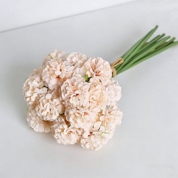 karymi Realistic Hydrangea Artificial Flowers Silk Faux Floral Arrangement with Stems Elegant Home Decor for Living Room House Decor