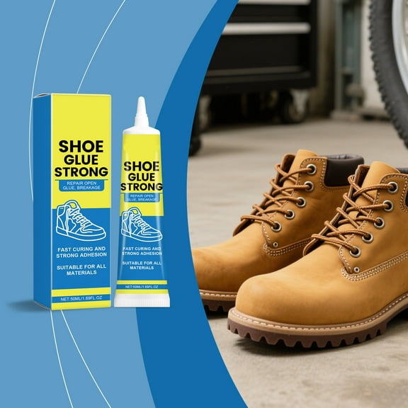 karymi Shoe Repair Glue with Strong Adhesion Waterproof Invisible Flexible Suitable for All Kinds of Shoes Repair Shoe Glue.50ml House Decor Birthday Gifts Christmas Outdoor Decorations