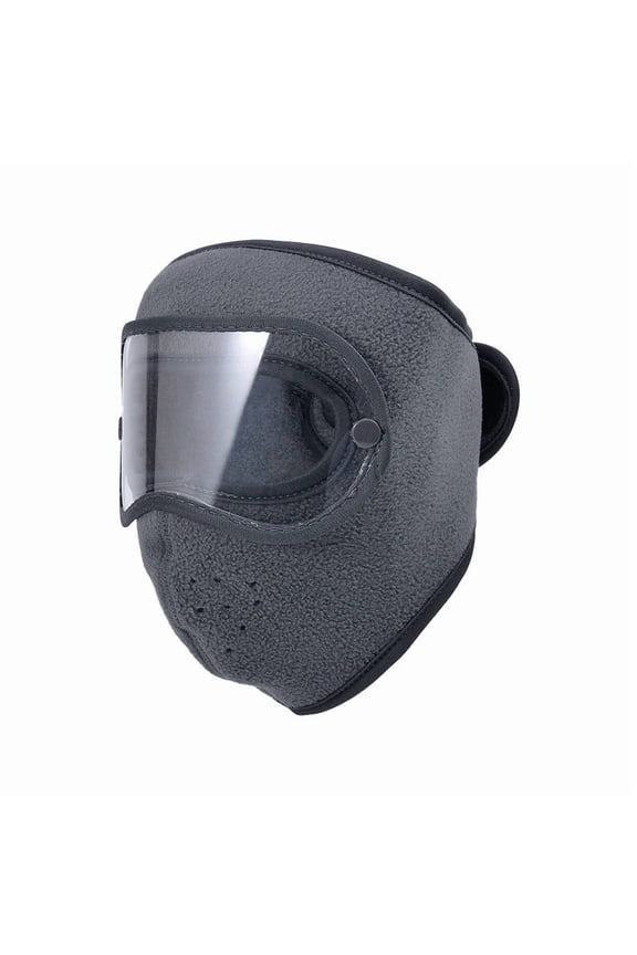Ski Full Face Mask Windproof Fleece Winter Warm Mask Fleece Riding Windproof High-definition Protective Mirror Christmas Ornaments Family Gifts Kids Christmas Gifts
