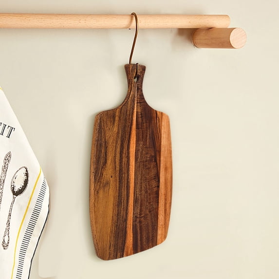karymi Solid Wood Vegetable Cutting Board Multipurpose for Chopping Pizza Steak Serving Board Kitchen Prep Durable Natural Grain Easy to Clean Hand Wash Birthday Gifts Home Decor Family Gifts