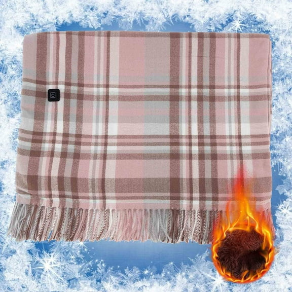 karymi USB Heated Blanket Heated Throw Blanket USB Throw Blanket with Zipper Wearable Portable Throw Wrap Washable Christmas Outdoor Decorations Big Savings Big Savings Summer Savings