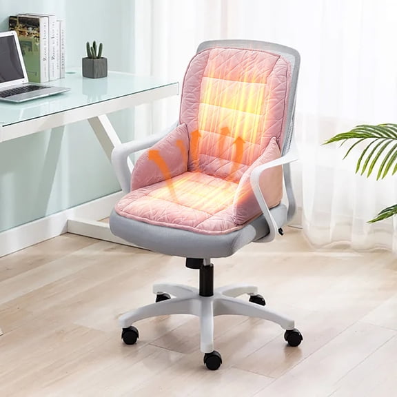 karymi USB Powered Heated Seat Cushion with Lumbar Support for Office Chair, Warming Pad for Long Hours Sitting at Home, Car, Desk up to 70% off Home Decor up to 60% off