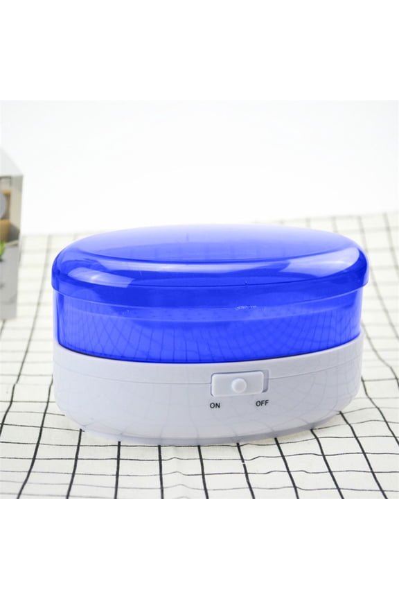 USB-Powered Mini Eyeglass Cleaner Machine with Timer and Suction Cup Base for Cleaning Rings Watches Earrings Razor Heads Deep Cleaning Family Gifts