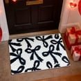 thumbnail image 1 of karymi Valentines Day Rug Bow Decor Rug P-ink Fluffys Rug Non-Slide Plushes Bedroom Carpet Door Mat for Romantic Home Decor Gift for Girl Gifts for Women Living Room Decor, 1 of 7