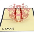 thumbnail image 1 of karymi Valentines Gifts Valentines Day Decor Kids Valentines Day Cards Valentine's Day Card Paper Carving Paper Greeting Card Blessing Card Valentines Cards for Kids Valentine Decor, 1 of 7