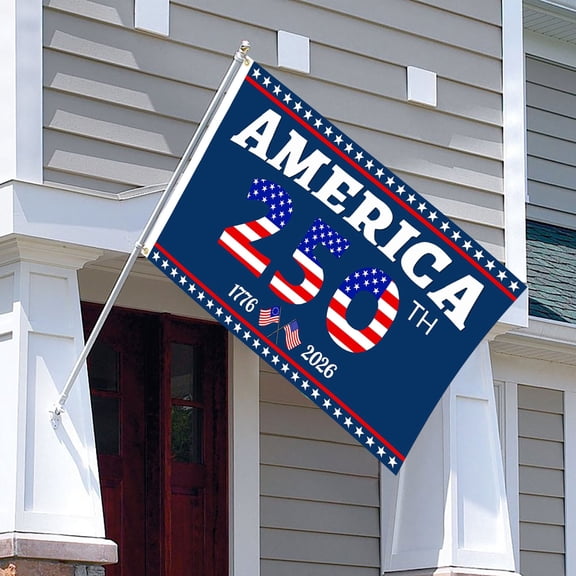 karymi Vintage Commemorative Flag 3x5 Feet Polyester with Brass Eyelets Outdoor Display for Upholding Garden and Home Decor 4th of July Decorations Bedroom Decor