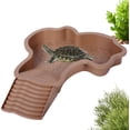 thumbnail image 1 of karymi Water Bowl for Turtless Reptiles Water Bowl Turtless Water Bowl for Turtless Can Be Disassembled and Assembled Room Decor up to 70% off, 1 of 7