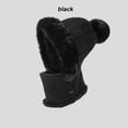 thumbnail image 1 of karymi Winter Wool Collared 4-in-1 Knitted Trapper Hat, Hat Earmuffs Mask and Neck Gaiter Combo, Windproof Faux Fur Lining for Cold Weather Gifts for Men Home Decor Family Gifts, 1 of 1