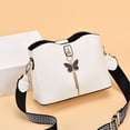 thumbnail image 1 of karymi Women Soft Washed Leather Shoulder Bag Multi-Zip Spacious Large Capacity Handbag for Daily Use Travel Work Shopping Necessity Gifts for Men Living Room Decor, 1 of 9