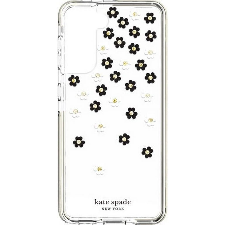 kate spade new york Defensive Hardshell Case for Galaxy S21 5G Scattered Flowers Clear