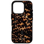 kate spade new york iPhone 16 Pro Case - Compatible with MagSafe - Designer Phone Case - Tortoise