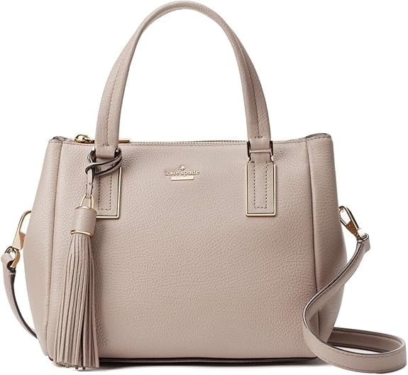 kate spade new york Kingston Drive Small Alena Leather Satchel, Bone Grey