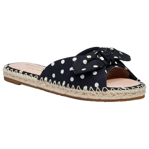 kate spade new york Womens Saltie Shore Sandals, BLACK, Size 6.5