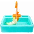 thumbnail image 1 of kathson Bird Bathtub Parrot Shower Box Bathing Tub Container Cage Accessory for Small Medium Parakeet Cleaning Supplies,Two Uses: Parrot Bathtub and Kitchen Sink Toy, 1 of 9