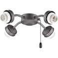 thumbnail image 1 of kathy ireland HOME - Accessory-38W 4 LED Arm Ceiling Fan Fitter-8.75 Inches Wide, 1 of 1