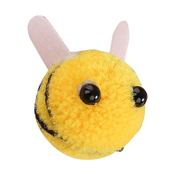 katior 10 PCS Felt Bees Wool Felt for Crafts Mini Bee Plush Decor for Bee Gender Reveal Decorations Clothing Hat Gift DIY Crafts