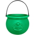 thumbnail image 1 of katior 8" Plastic Cauldron Kettle Halloween Candy Bowl, Large Witch Cauldron Pot Bucket for Halloween Decorations Trick or Treat Party Supplies, 1 of 8