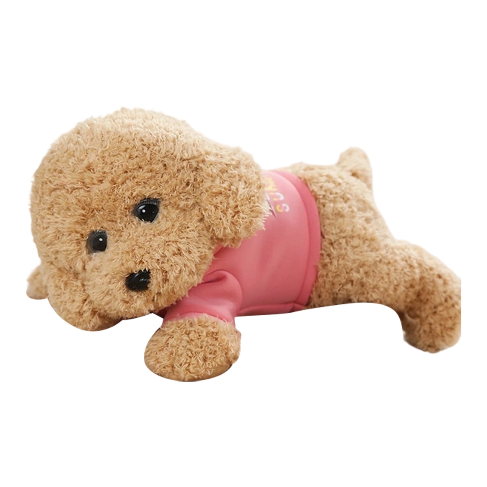 katior Dog Stuffed Animal, Doodle Puppy Plush Toy with Realist Weighted Soft Dog Stuffed Gift for Kids,12.59 inches
