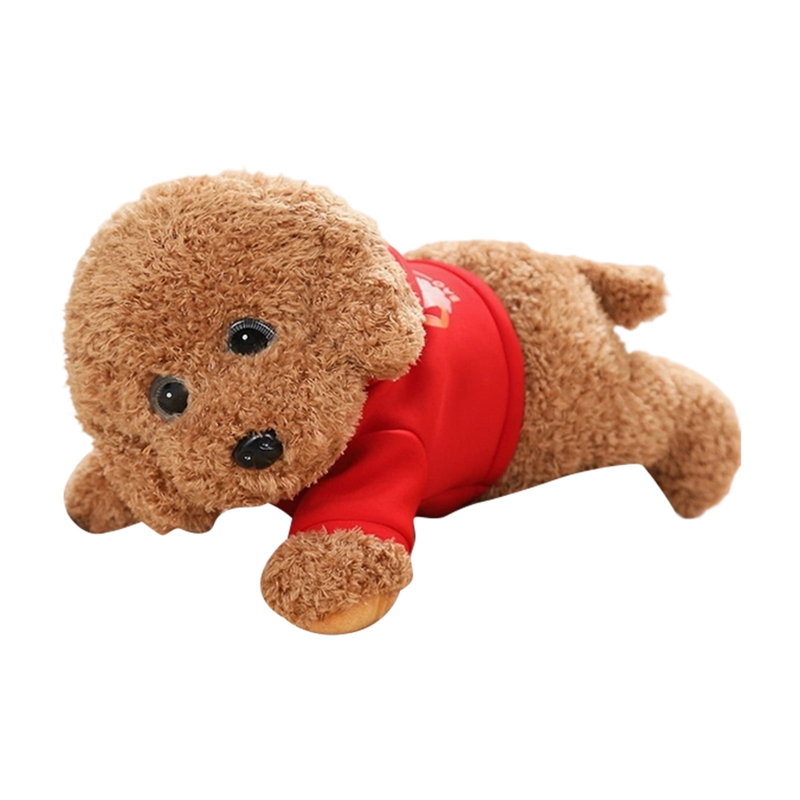 katior Dog Stuffed Animal, Doodle Puppy Plush Toy with Realist Weighted Soft Dog Stuffed Gift for Kids,12.59 inches
