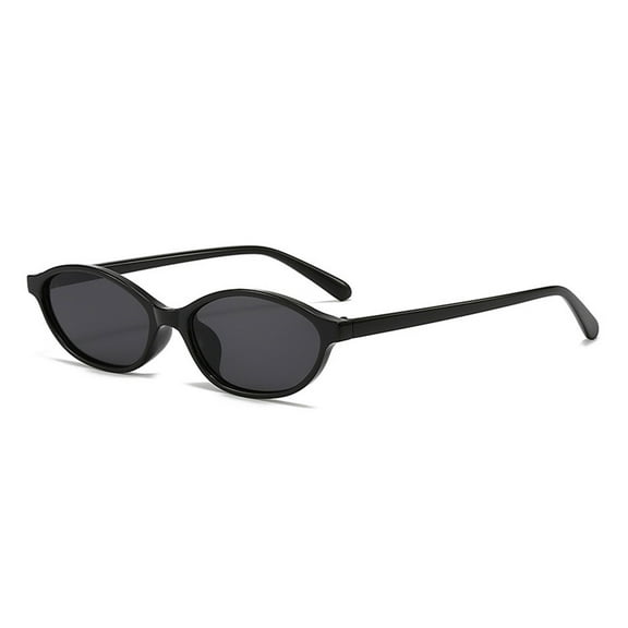 katior Retro Oval Frame Sunglasses 90s Narrow Lightweight Fashion Eyewear for Cycling Enthusiasts