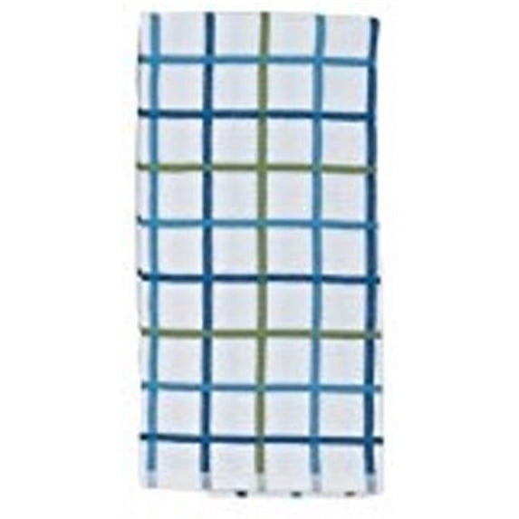 Kay Dee Designs A8762 Windowpane Towel, Marina - Pack of 6