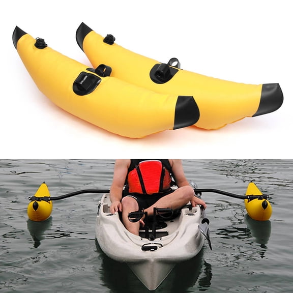 kayak stabilizer 2pcs Kayak PVC Inflatable Outrigger Float Stabilizer for Fishing and Paddling