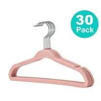 kayannuo 10/20/30 Pack Non-Slip Velvet Kids Hangers For Jackets, Pants, & Dress Clothes