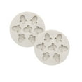 thumbnail image 1 of kayannuo 2pcs DIY Bees Silicone Mold Silicone Fondant Cake Mold Chocolate Candy Molds, 1 of 5