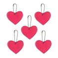 thumbnail image 1 of kayannuo 5PCS Reflective Pendant Outdoor Safety Reflective Pendant Heart Shaped Safety Reflective Suitable For Backpack Riding Walking Running, 1 of 1