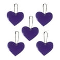 thumbnail image 1 of kayannuo 5PCS Reflective Pendant Outdoor Safety Reflective Pendant Heart Shaped Safety Reflective Suitable For Backpack Riding Walking Running, 1 of 1
