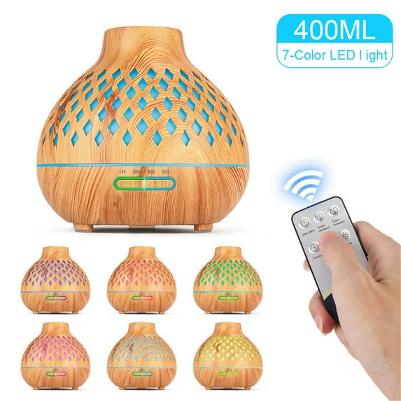kayannuo Aroma Diffuser Auto Shut Off, 400ml Essential Oil Diffuser with Diamond-Shaped D