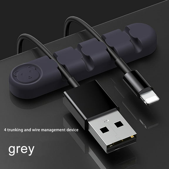 kayannuo Cable Holder Clips Management Silicone Self Adhesive Cord Organizer Desktop USB Back To School